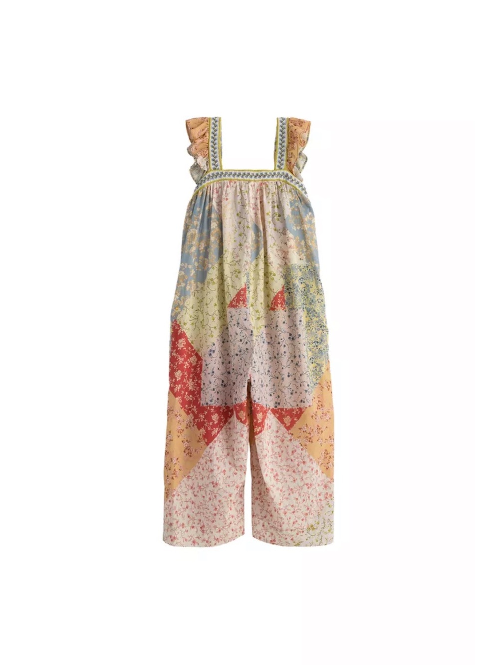Zara Limited Edition Patchwork Romper